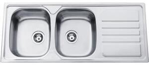 Sinks OKIO 1200 DUO V 0,7mm matný