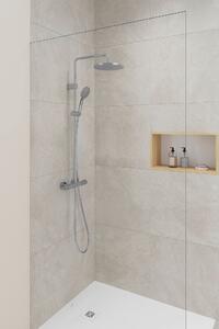Duravit Shower Systems sprchová sada na stěnu s termostatem chrom TH4282008010