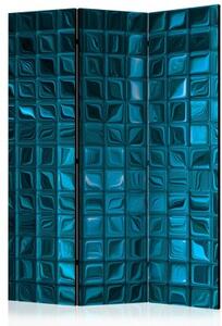 Paraván - Azure Mosaic [Room Dividers]