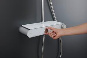 Duravit Shower Systems sprchová sada na stěnu chrom-bílá TH4382008005
