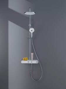 Duravit Shower Systems sprchová sada na stěnu chrom-bílá TH4382008005