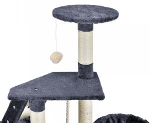 Goleto Škrabadlo pro kočky 118x50x40 cm | tmavě šedomodré