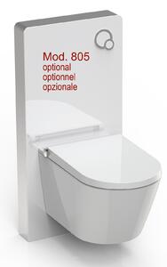 BERNSTEIN SHOWER WC PRO+ 1102 v bílé barvě - kulatá toaleta bez okraje - kompletní systém