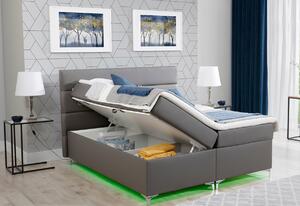 Čalouněná postel AMADEO, včetně LED, 180x200, sawana05