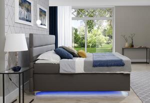 Čalouněná postel BASILIO, bez LED, 140x200, soft 09