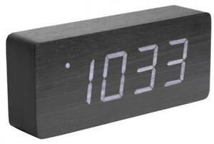 Designový LED budík - hodiny 5654BK Karlsson 21cm