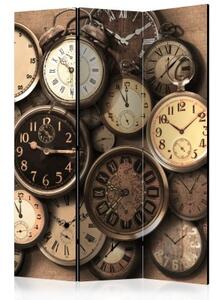 Paraván - Old Clocks [Room Dividers]
