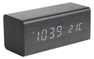 Designový LED budík - hodiny 5652BK Karlsson 16cm