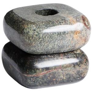 Kave Home Zelený mramorový svícen Liren 8 cm