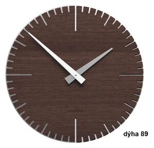 Designové hodiny 10-025 natur CalleaDesign Exacto 36cm (více variant dýhy) Dýha wenge - 89