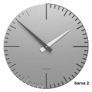 Designové hodiny 10-025 CalleaDesign Exacto 36cm (více barevných variant) Barva stříbrná-2 - RAL9006