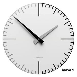 Designové hodiny 10-025 CalleaDesign Exacto 36cm (více barevných variant) Barva bílá-1 - RAL9003
