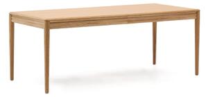 Rozkládací jídelní stůl s přídavnou deskou v dekoru dubu 90x200 cm Lenon – Kave Home