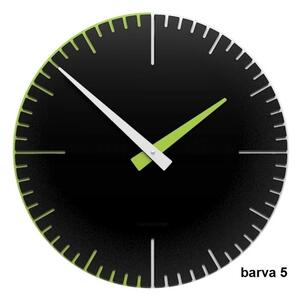 Designové hodiny 10-025 CalleaDesign Exacto 36cm (více barevných variant) Barva černá klasik-5 - RAL9017