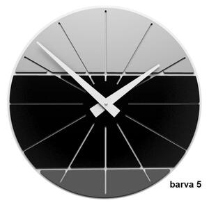 Designové hodiny 10-029 CalleaDesign Benja 35cm (více barevných variant) Barva černá klasik-5 - RAL9017