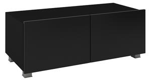 TV stolek CALABRINI 100, 100x37x43, černá/černý lesk
