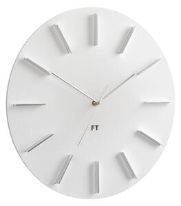 Designové nástěnné hodiny Future Time FT2010WH Round white 40cm
