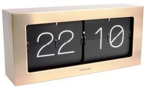 Designové nástěnné/stolní překlápěcí hodiny 5642GD Karlsson 37cm