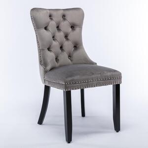 Jídelní židle - Židle - Židle s opěradlem ve tvaru sedáku - Kuchyňská židle - Nábytek - Sada 2 kusů - Moderní design