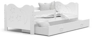 Dětská postel MICKEY P1 COLOR + matrace + rošt ZDARMA, 160x80, bílá/bílá