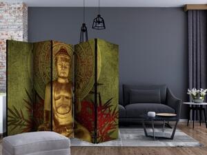 Paraván - Golden Buddha II [Room Dividers]