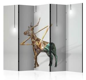 Paraván - deer (3D) II [Room Dividers]