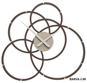 Designové hodiny 10-215 CalleaDesign Black Hole 59cm(více barevných variant) Barva čokoládová-69 - RAL8017