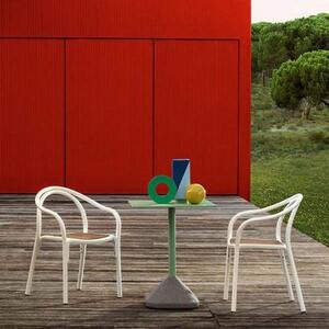 Pedrali Bílá kovová zahradní židle Soul