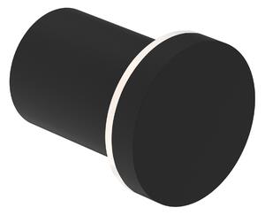 Moderní háček na ručníky SDVHK design kulatý - řada VERSA - černý matný