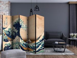 Paraván - Hokusai: The Great Wave off Kanagawa (Reproduction) II [Room Dividers]