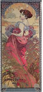 Vlámský gobelín tapiserie - Été / Summer II by Alfons Mucha