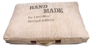 Lex & Max Luxusní potah na pelíšek pro psa Lex & Max Hand Made 75 x 50 cm | béžový