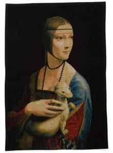 Vlámský gobelín tapiserie - Dame à l’hermine by Leonardo Da Vinci
