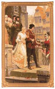 Vlámský gobelín tapiserie - Call to Arms by Edmund Blair-Leighton