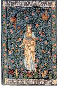 Vlámský gobelín tapiserie - Flora by William Morris