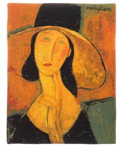 Gobelín - Femme au chapeau by MODIGLIANI