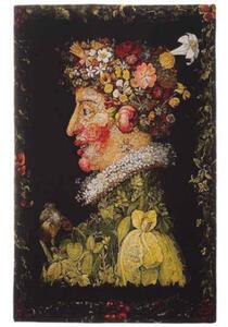 Vlámský gobelín tapiserie - Printemps Arcimboldo