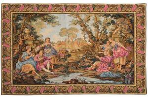 Vlámský gobelín tapiserie - Chasse et pêche by Fracois Boucher