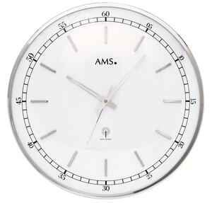 Designové nástěnné hodiny 5608 AMS řízené rádiovým signálem 40cm