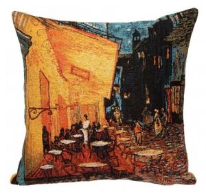 Gobelínový povlak na polštář - Night cafe by Vincent van Gogh
