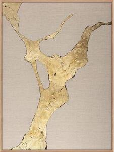 Ručně malovaný obraz 90x120 cm Wild Horizon Gold – Malerifabrikken