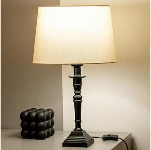 Brilagi - Stolní lampa CERIA 1xE27/60W/230V pr. 30 cm černá/béžová