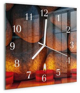 Skleněné hodiny Kameny zskb-30x30-00086538