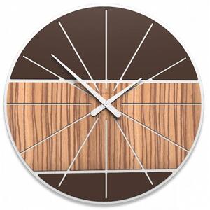 Designové hodiny 10-214 CalleaDesign Benjamin 60cm (více variant dýhy) Dýha bělený dub - 81