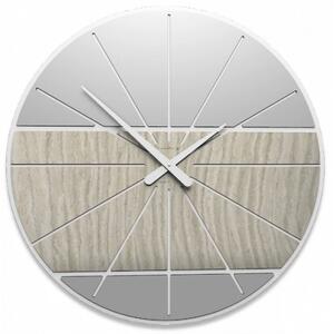 Designové hodiny 10-214 CalleaDesign Benjamin 60cm (více variant dýhy) Dýha tmavý dub - 83