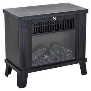 Elektrický krb 34x17 cm – Atmosférický krb s efektem plamene a topným výkonem 1200 W