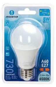 LED Žárovka se senzorem soumraku A60 E27/8W/230V 6500K - Aigostar