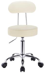 Kancelářská židle - Salon - Nastavitelná výška - Ergonomický design - Opěradlo - Umělá kůže - Otočení o 360°