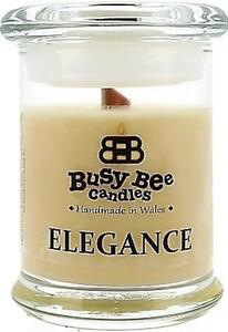 Busy Bee Candles Elegance praskající svíčka Vanilkový sen