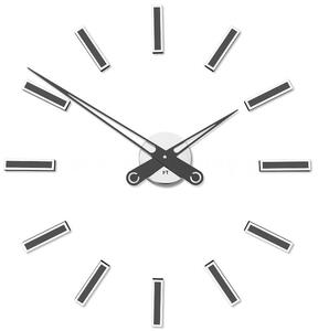 Designové nalepovací hodiny Future Time FT9600TT Modular titanium grey 60cm